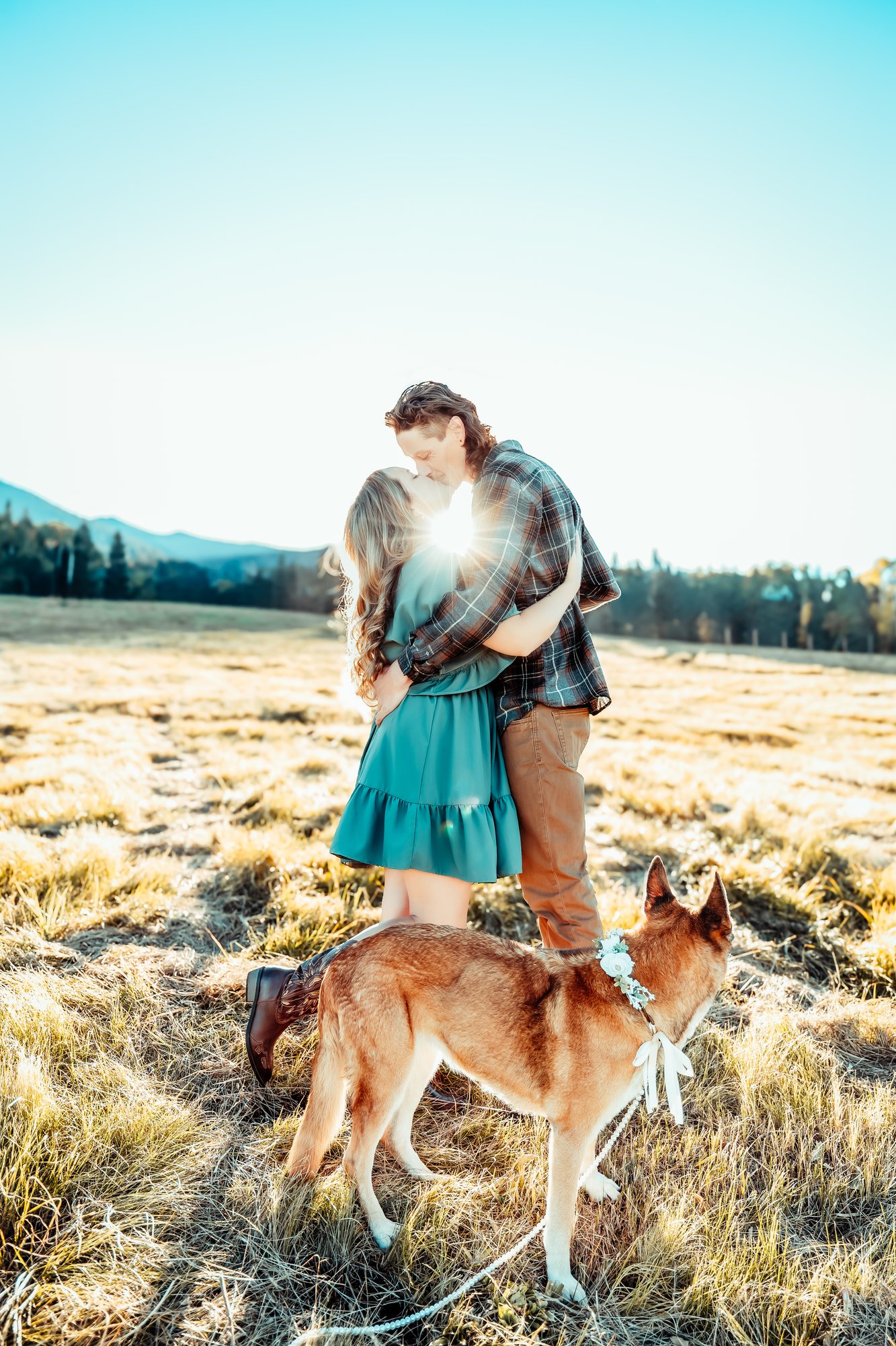 Formal attire in the pines